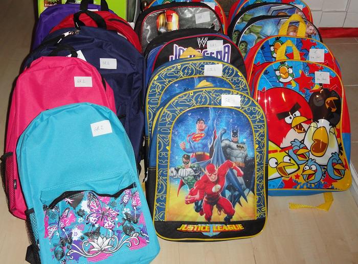 completed school bags for poor children